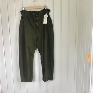 NWT Zara Baggy Paperbag Jeans